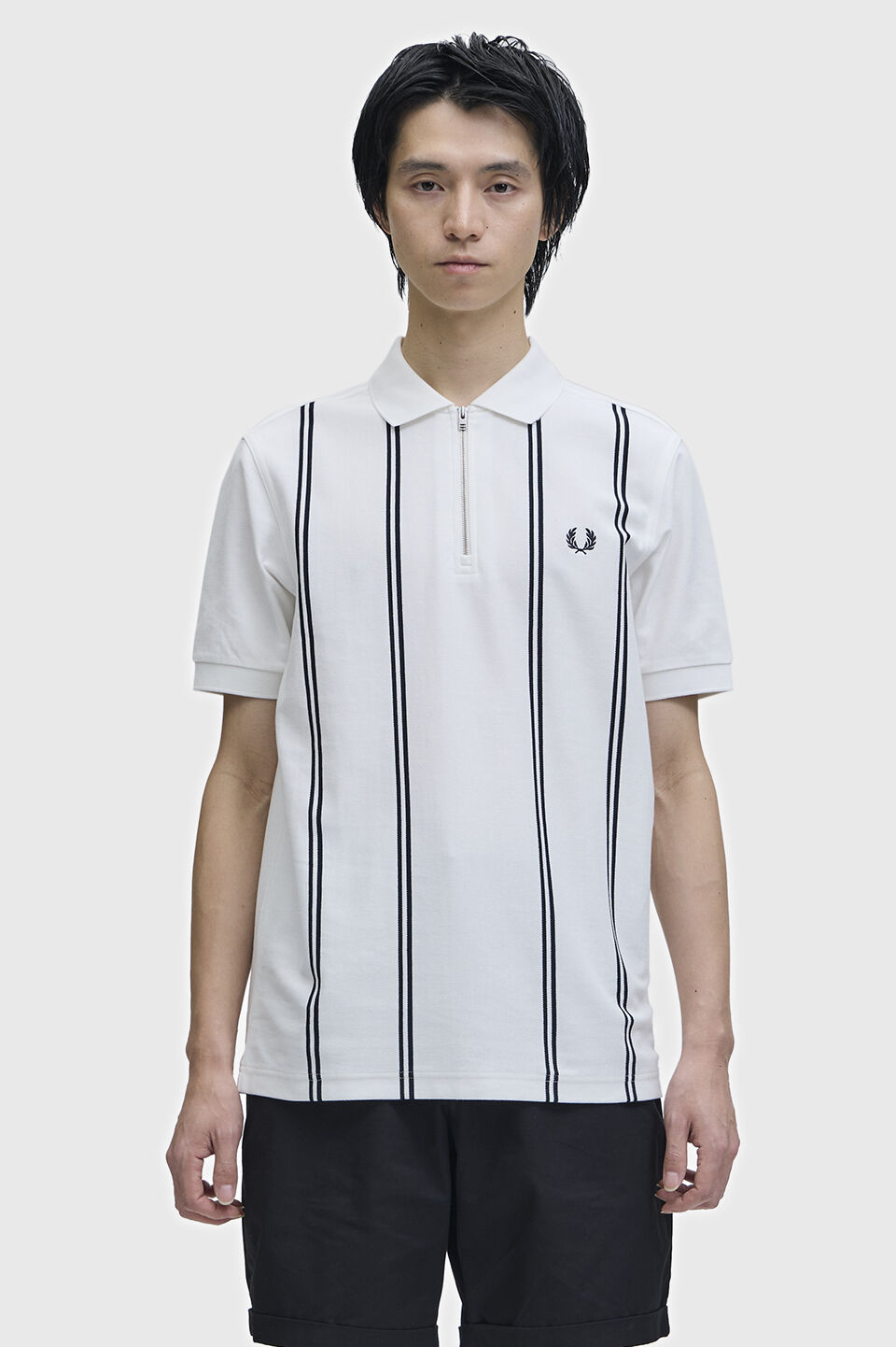 FRED PERRY 「Vertical Stripe Polo Shirt／ストライプポロシャツ」|ポロシャツ|