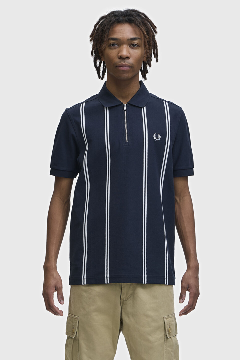 FRED PERRY 「Vertical Stripe Polo Shirt／ストライプポロシャツ」|ポロシャツ|
