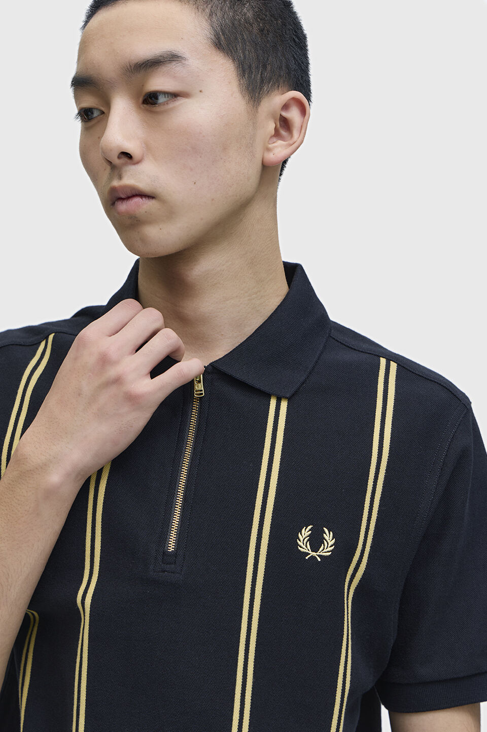 FRED PERRY 「Vertical Stripe Polo Shirt／ストライプポロシャツ」|ポロシャツ|