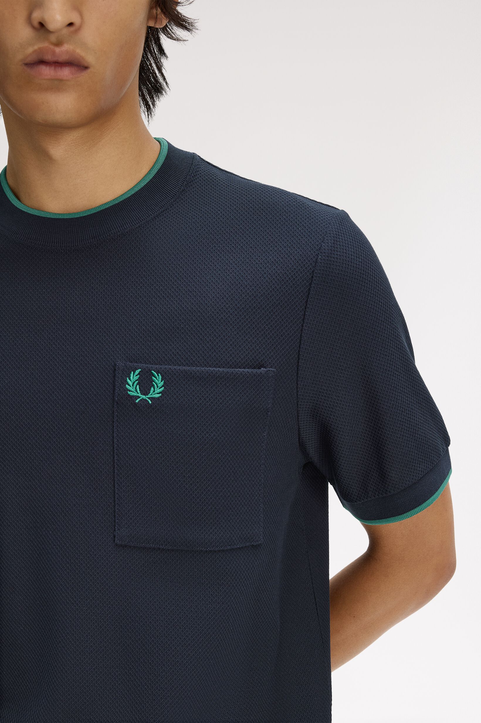 FRED PERRY 「Pocket Detail Pique T-Shirt／ポケットディティールピケTシャツ」|Tシャツ・カットソー|