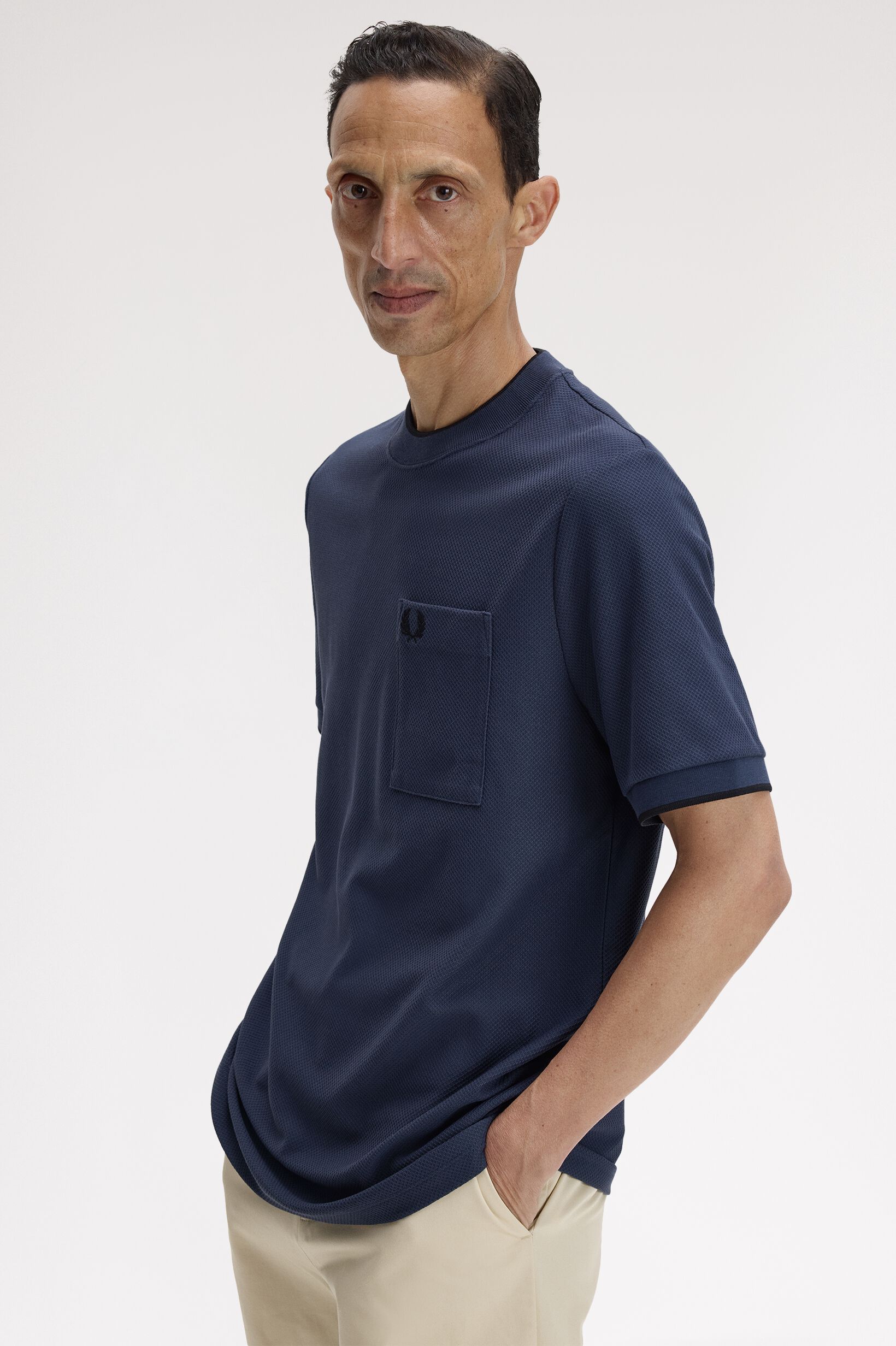 FRED PERRY 「Pocket Detail Pique T-Shirt／ポケットディティールピケTシャツ」|Tシャツ・カットソー|