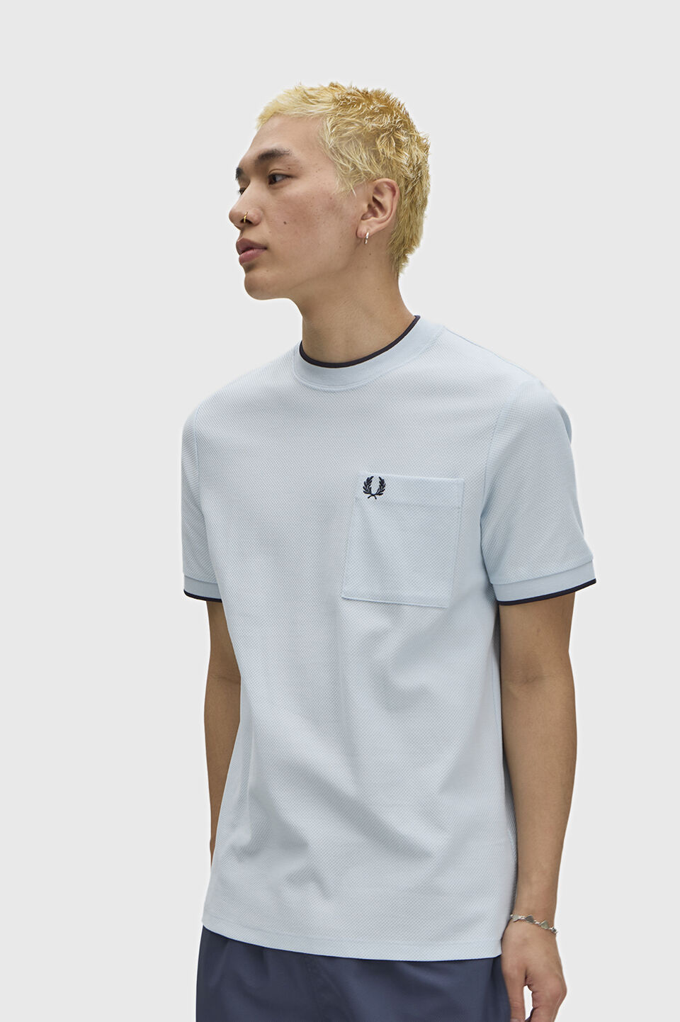 FRED PERRY 「Pocket Detail Pique T-Shirt／ポケットディティールピケTシャツ」|Tシャツ・カットソー|
