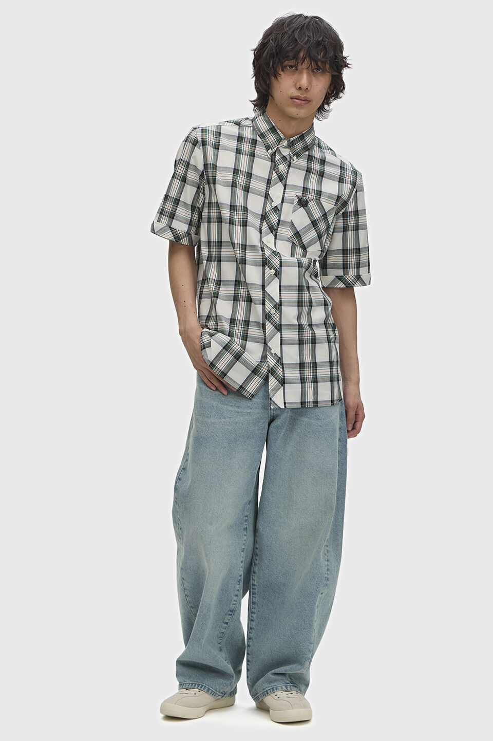 FRED PERRY 「Classic Tartan Short Sleeve Shirt クラシックタータンショートスリーブシャツ」|シャツ・ブラウス|