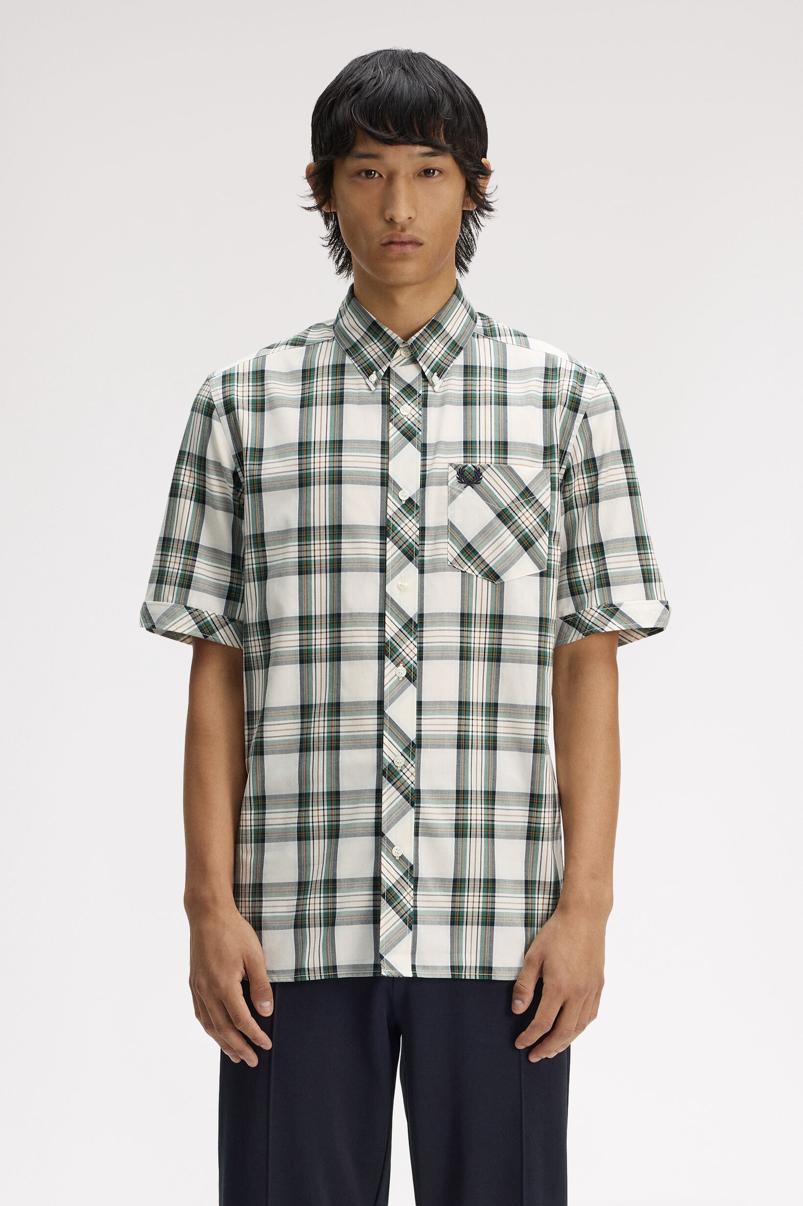 FRED PERRY 「Classic Tartan Short Sleeve Shirt クラシックタータンショートスリーブシャツ」|シャツ・ブラウス|