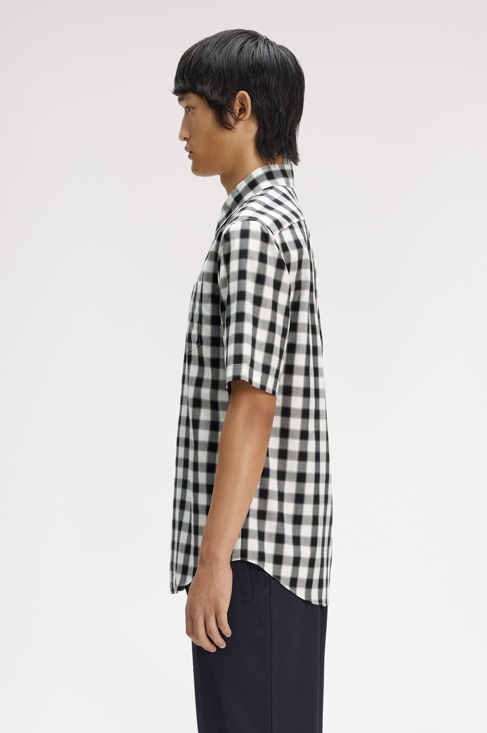 FRED PERRY 「Blurred Gingham Shirt／ブラードギンガムチェックシャツ」|シャツ・ブラウス|
