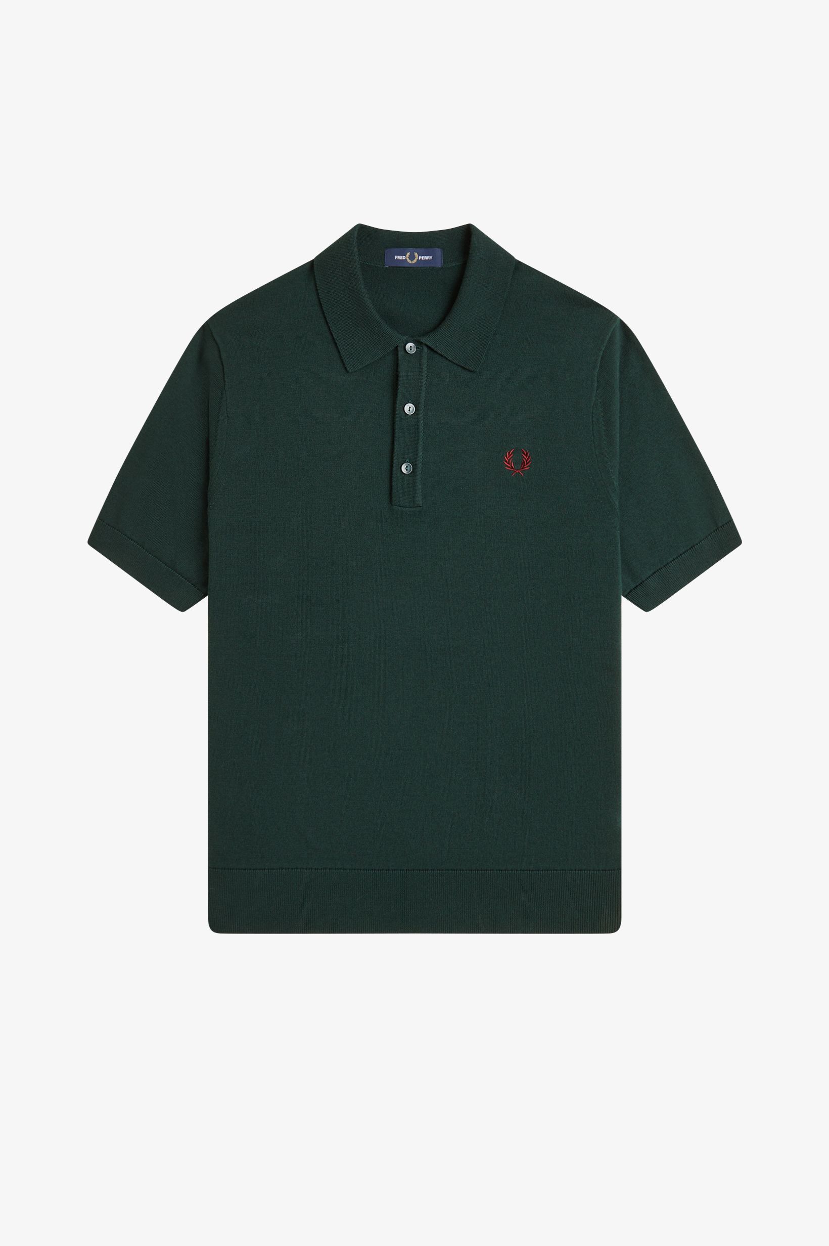 FRED PERRY 「FRED PERRY／Cotton Knitted Polo Shirt／コットンニットポロシャツ」|ポロシャツ|GRASSROOTS