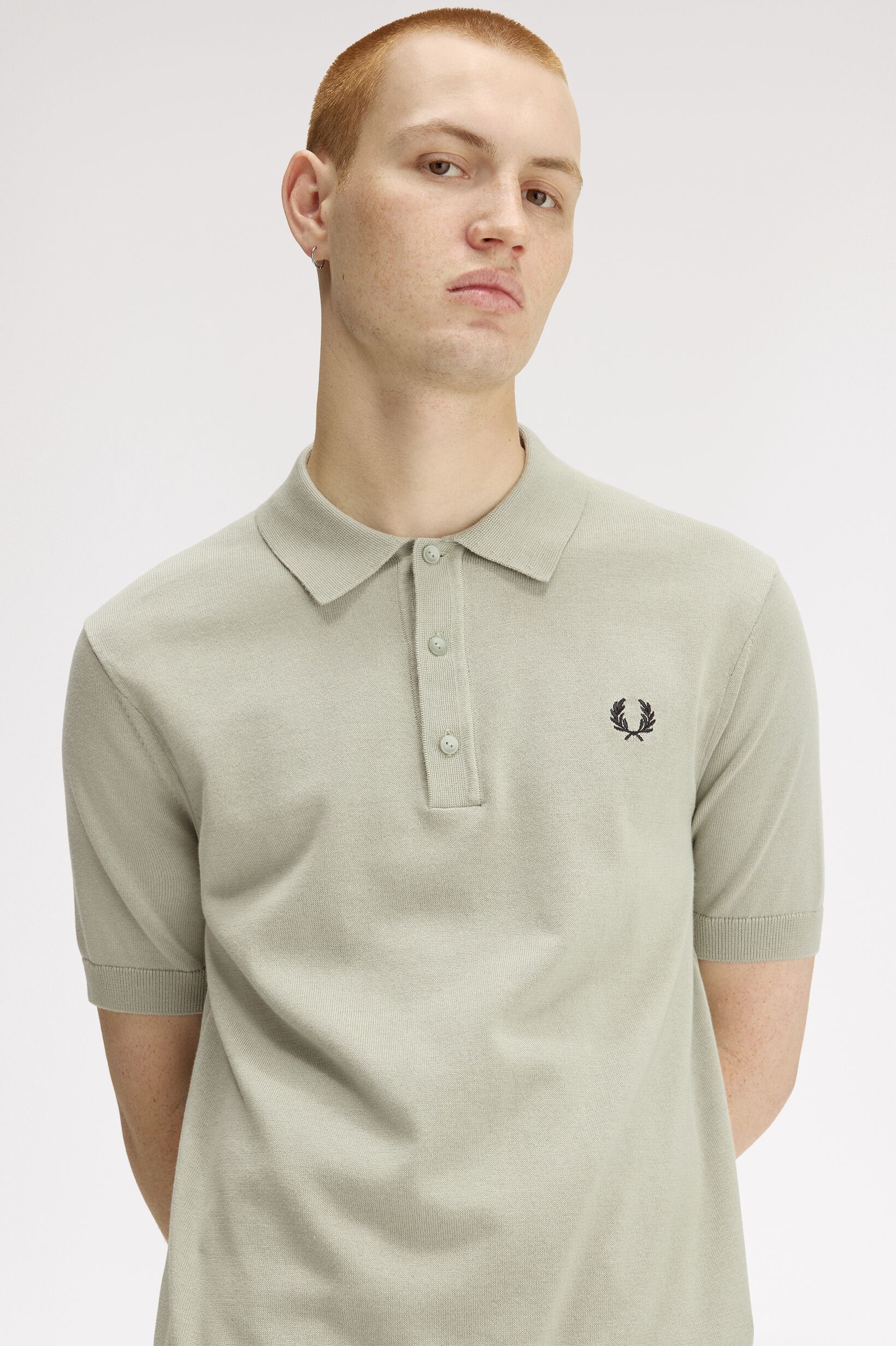 FRED PERRY 「FRED PERRY／Cotton Knitted Polo Shirt／コットンニットポロシャツ」|ポロシャツ|