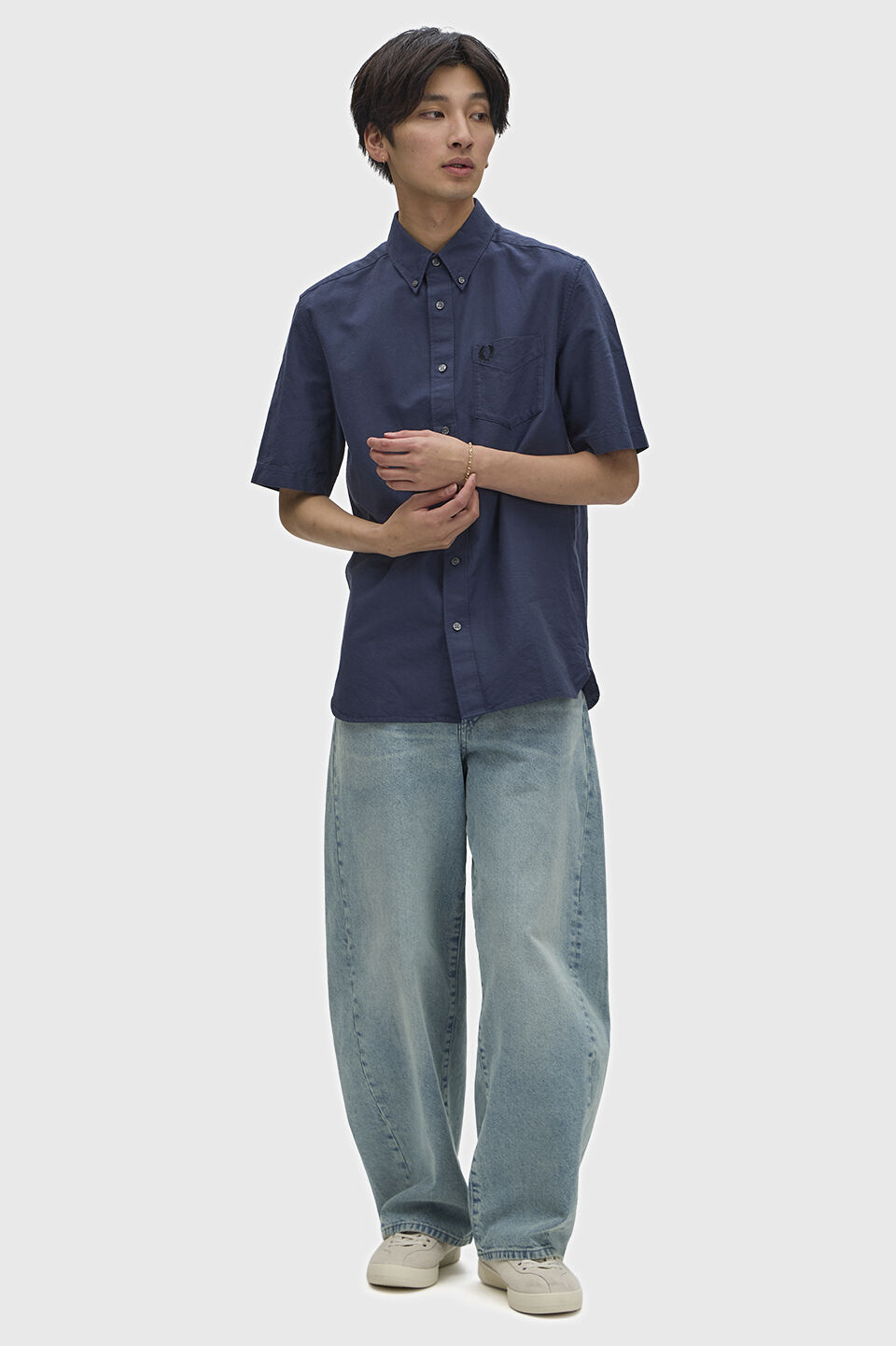 FRED PERRY 「Oxford Short Sleeve Shirt／オックスフォードショートスリーブシャツ」|シャツ・ブラウス|
