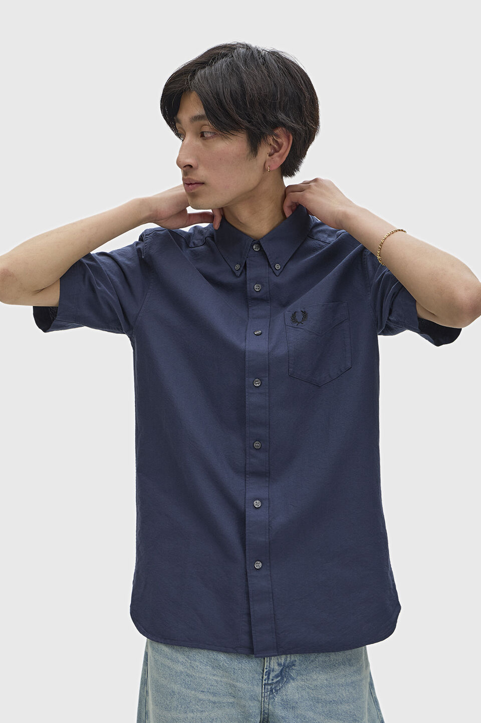 FRED PERRY 「Oxford Short Sleeve Shirt／オックスフォードショートスリーブシャツ」|シャツ・ブラウス|