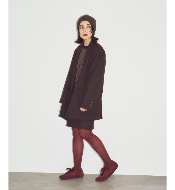  「《予約》MOLLINI BRINKLE-DJMO BURGANDY SUEDE FABLIC：スニーカー」|スニーカー|