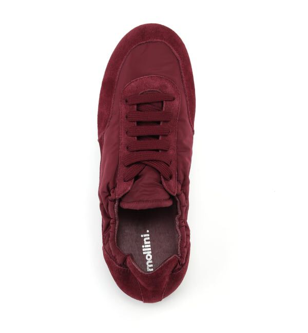  「《予約》MOLLINI BRINKLE-DJMO BURGANDY SUEDE FABLIC：スニーカー」|スニーカー|
