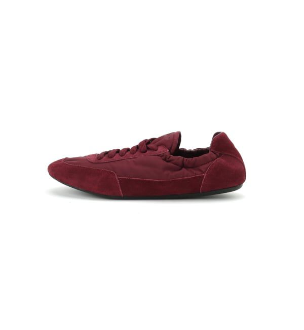  「《予約》MOLLINI BRINKLE-DJMO BURGANDY SUEDE FABLIC：スニーカー」|スニーカー|