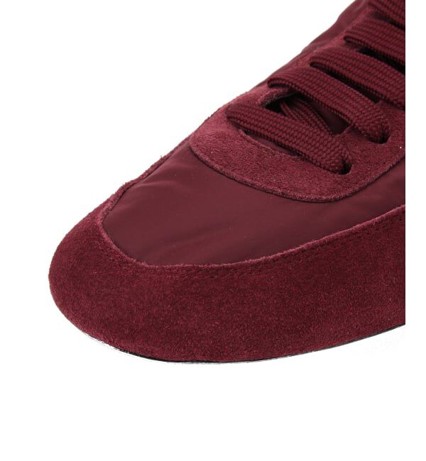  「《予約》MOLLINI BRINKLE-DJMO BURGANDY SUEDE FABLIC：スニーカー」|スニーカー|