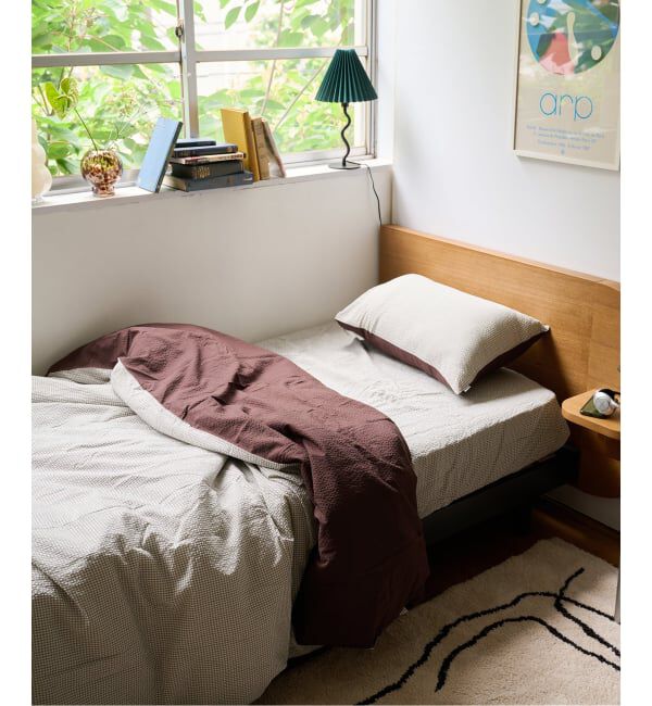 journal standard Furniture「SUCKER CHECK BOX SHEET D　ボックスシーツ ダブル」|その他|