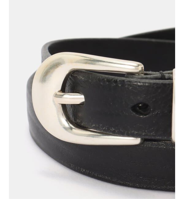 EYETHINK「OUR LEGACY 2 CM BELT Black 80」|ベルト|