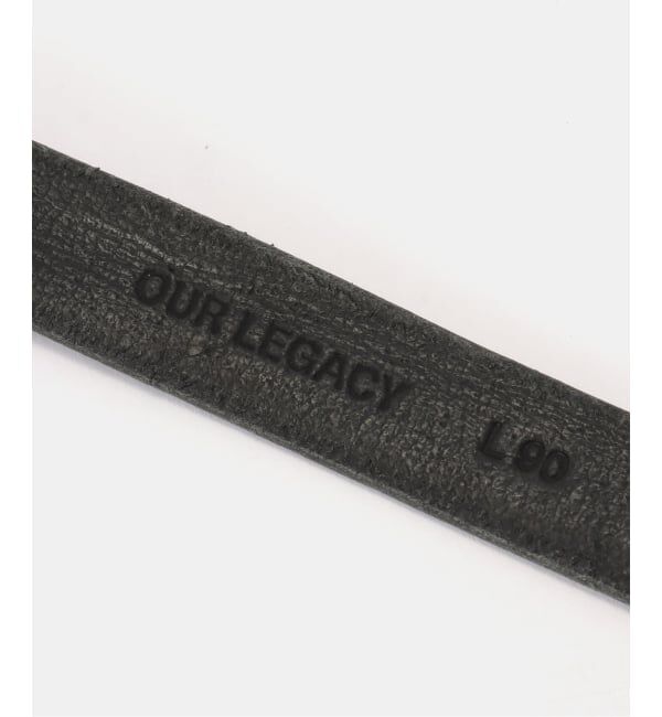 EYETHINK「OUR LEGACY 2 CM BELT Black 90」|ベルト|