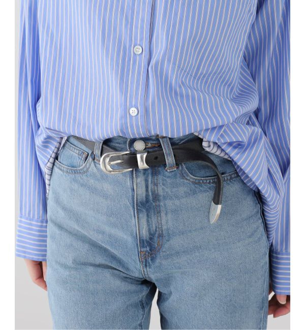 EYETHINK「OUR LEGACY 2 CM BELT Black 90」|ベルト|