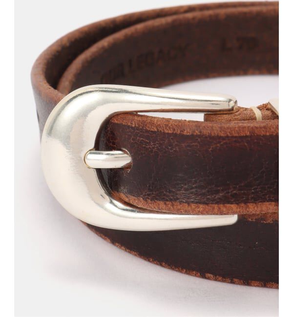 EYETHINK「OUR LEGACY 2 CM BELT Brown 70」|ベルト|
