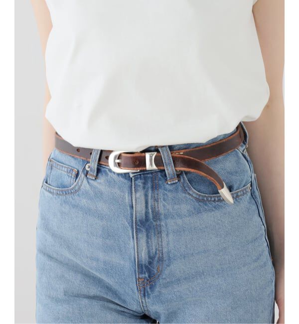 EYETHINK「OUR LEGACY 2 CM BELT Brown 70」|ベルト|