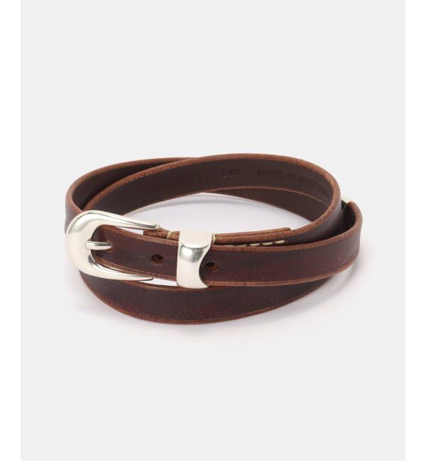 EYETHINK「OUR LEGACY 2 CM BELT Brown  80」|ベルト|