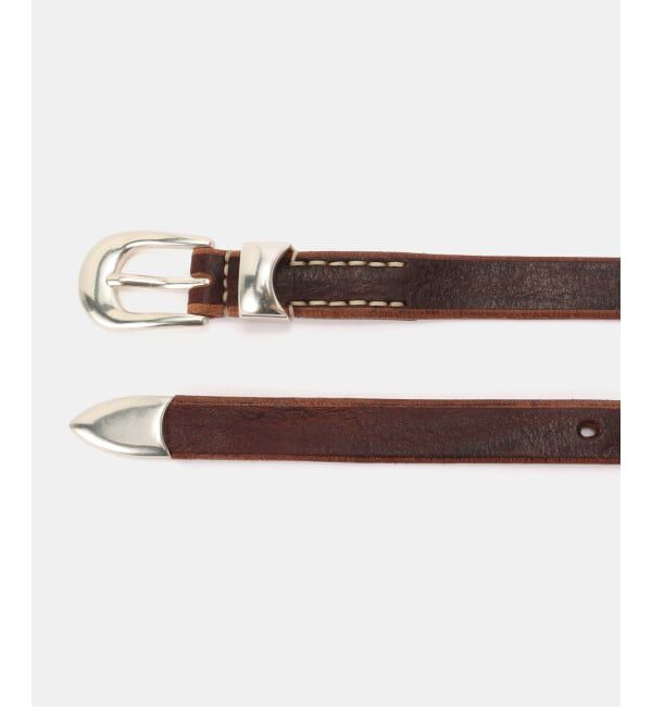 EYETHINK「OUR LEGACY 2 CM BELT Brown  80」|ベルト|