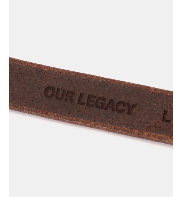 EYETHINK「OUR LEGACY 2 CM BELT Brown 90」|ベルト|