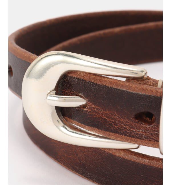 EYETHINK「OUR LEGACY 2 CM BELT Brown 90」|ベルト|