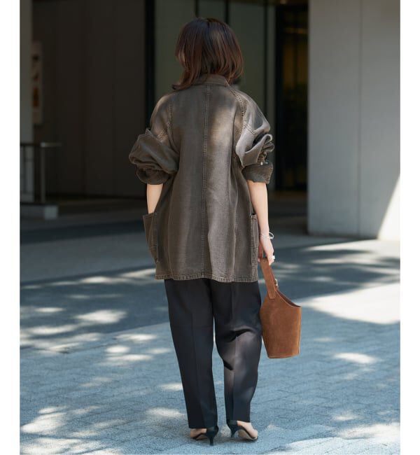 VERMEIL par iena「ドライツイルカーブパンツ」|スラックス|