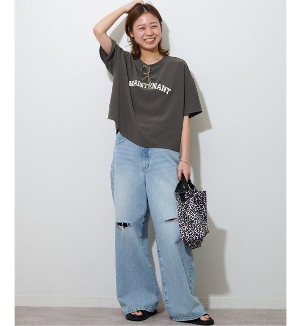 JOURNAL STANDARD relume「《追加2》2WAYジョーゼットロゴTEE」|Tシャツ・カットソー|