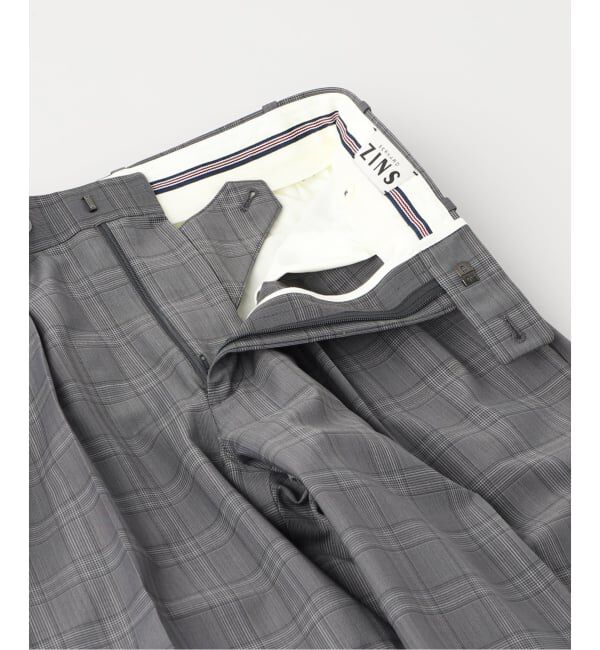 JOURNAL STANDARD「BERNARD ZINS / ベルナール ザンス BAC - T/W GLENCHECK」|スラックス|