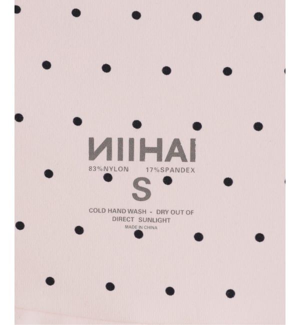 Oriens JOURNAL STANDARD「【NIIHAI/ニーハイ】BOOTY SHORTS IN PINK POLKA」|スラックス|