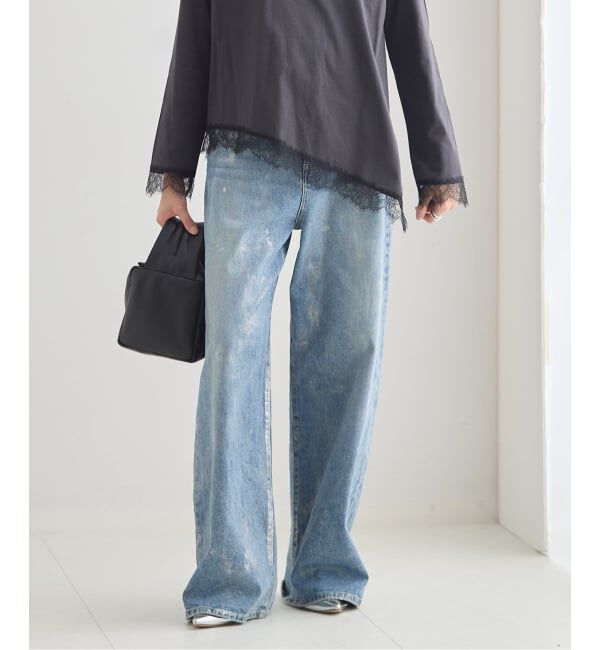 journal standard L'essage「THE NEWHOUSE/ザ ニューハウス FOILED MILTON JEAN デニムパンツ」|デニム|ブルー A