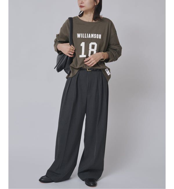 journal standard L'essage「《予約》JANE SMITH*DICKIES*L'ESSAGE 別注ONE SHOULDERカットソー」|Tシャツ・カットソー|