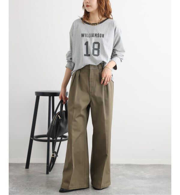 journal standard L'essage「《予約》JANE SMITH*DICKIES*L'ESSAGE 別注ONE SHOULDERカットソー」|Tシャツ・カットソー|