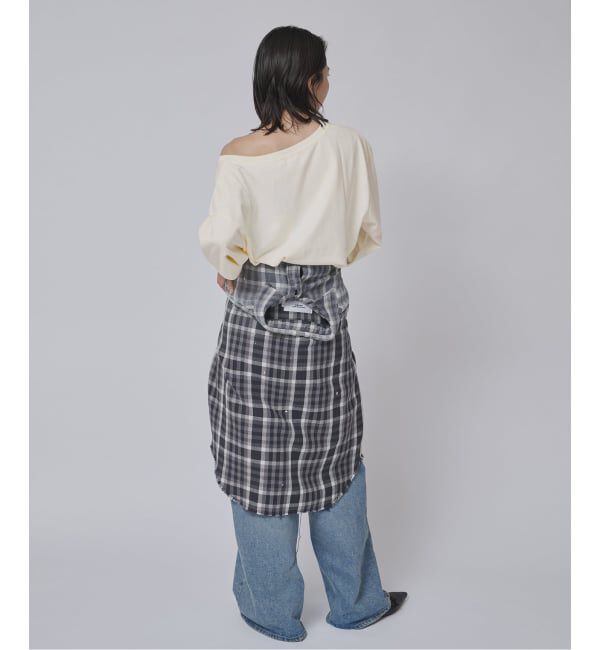 journal standard L'essage「《予約》JANE SMITH*DICKIES*L'ESSAGE 別注ONE SHOULDERカットソー」|Tシャツ・カットソー|