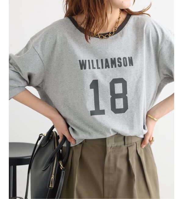 journal standard L'essage「《予約》JANE SMITH*DICKIES*L'ESSAGE 別注ONE SHOULDERカットソー」|Tシャツ・カットソー|グレーB