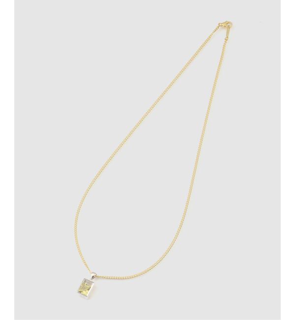 JOURNAL STANDARD「【VALENTINE /ヴァレンタイン】SQ Stone Charm Necklace (silve」|ネックレス|