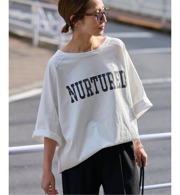FRAMeWORK「≪WEB限定 / 追加≫ハーフスリーブロゴTEE」|Tシャツ・カットソー|