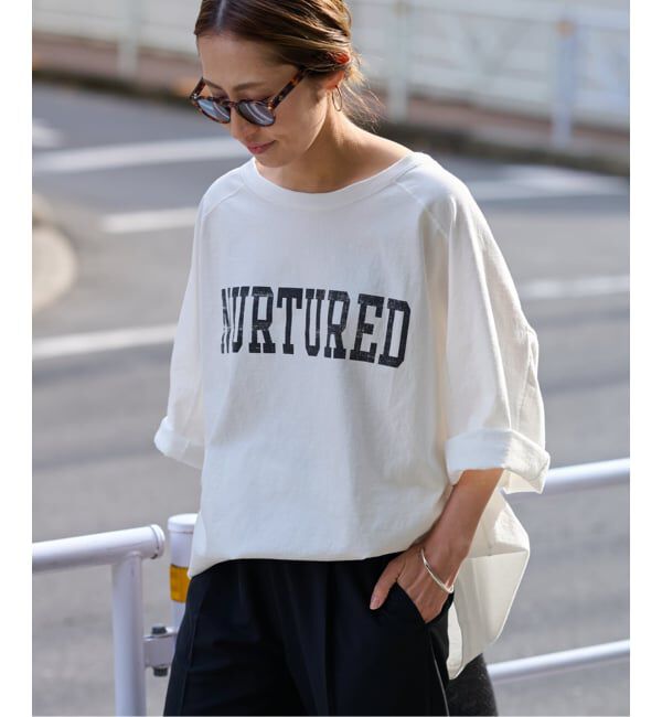 FRAMeWORK「≪WEB限定 / 追加≫ハーフスリーブロゴTEE」|Tシャツ・カットソー|