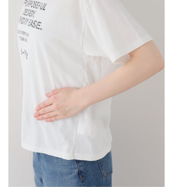 FRAMeWORK「≪追加≫カスレロゴプリントTシャツ」|Tシャツ・カットソー|