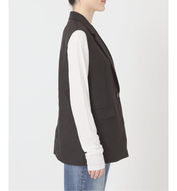 Spick and Span「《セットアップ可》メランジシングルブレストジレ」|その他|