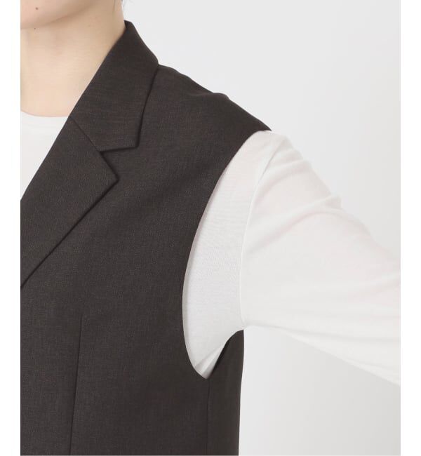 Spick and Span「《セットアップ可》メランジシングルブレストジレ」|その他|