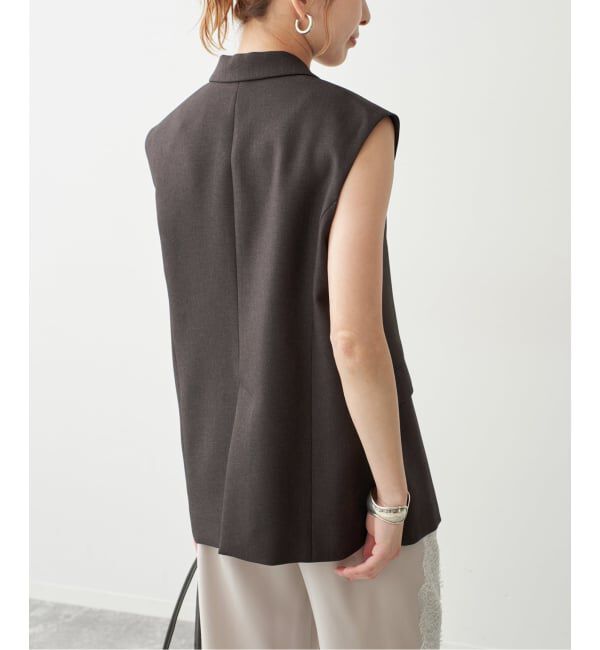 Spick and Span「《セットアップ可》メランジシングルブレストジレ」|その他|