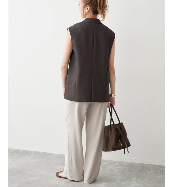 Spick and Span「《セットアップ可》メランジシングルブレストジレ」|その他|
