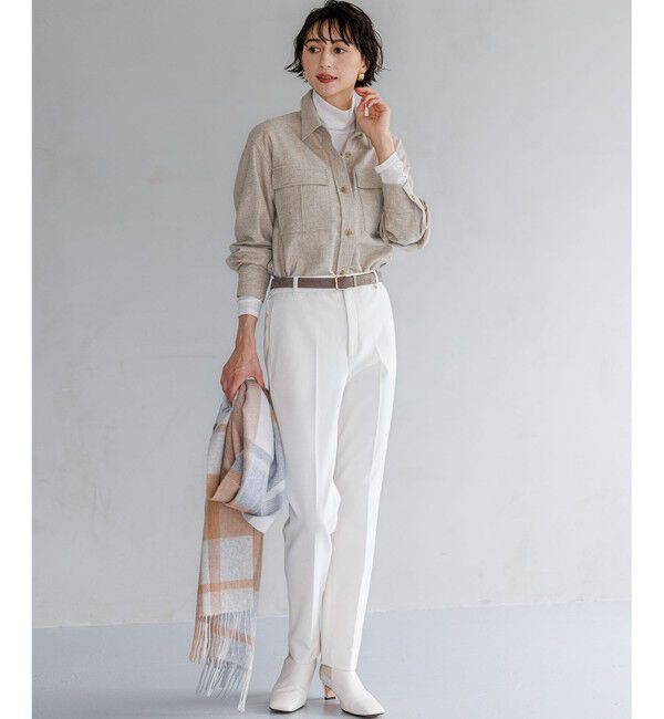 23区「【VERY掲載/撥水加工/洗える】TRストレッチギャバ テーパード パンツ」|その他|