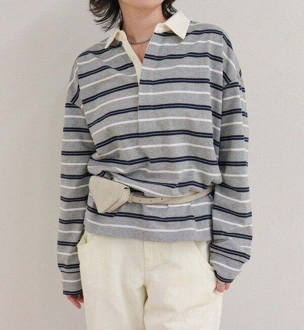 fredy emue「【＠suda_mame3企画】マルチボーダーラガーシャツ」|Tシャツ・カットソー|
