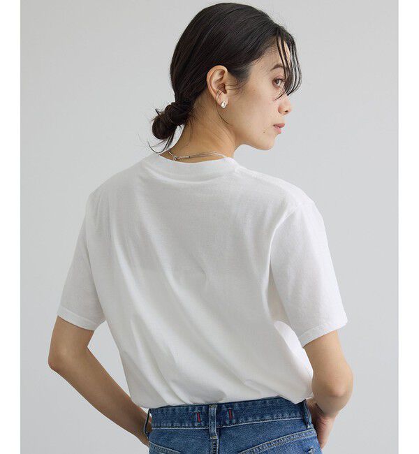 SALON adam et rope'「【COUTURE D'ADAM（クチュール ド アダム）】Jane&Serge at Beach フォトT」|Tシャツ・カットソー|