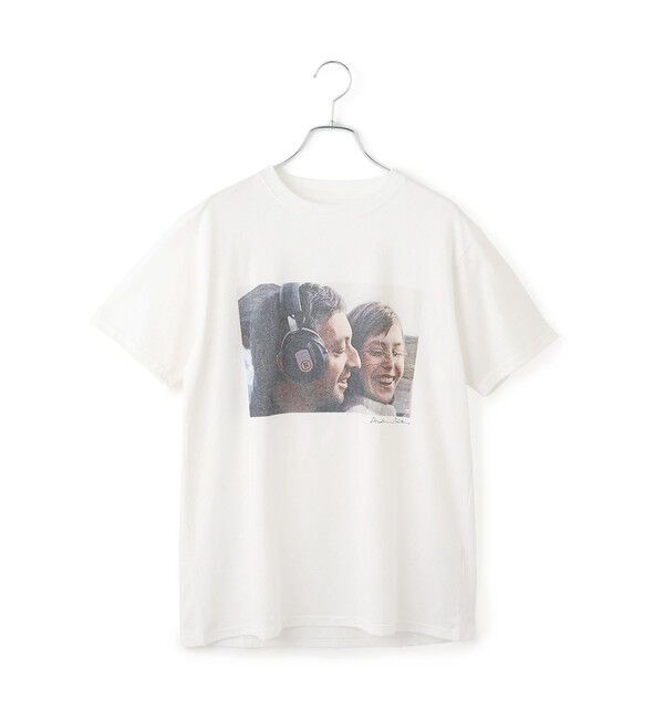 SALON adam et rope'「【COUTURE D'ADAM（クチュール ド アダム）】Jane&Serge at Beach フォトT」|Tシャツ・カットソー|