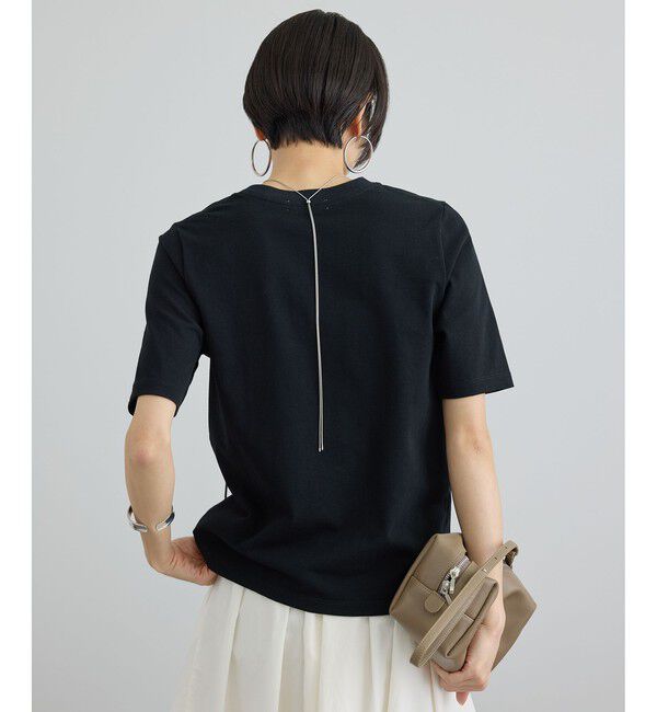 SALON adam et rope'「テープ刺繍コンパクトTシャツ」|Tシャツ・カットソー|