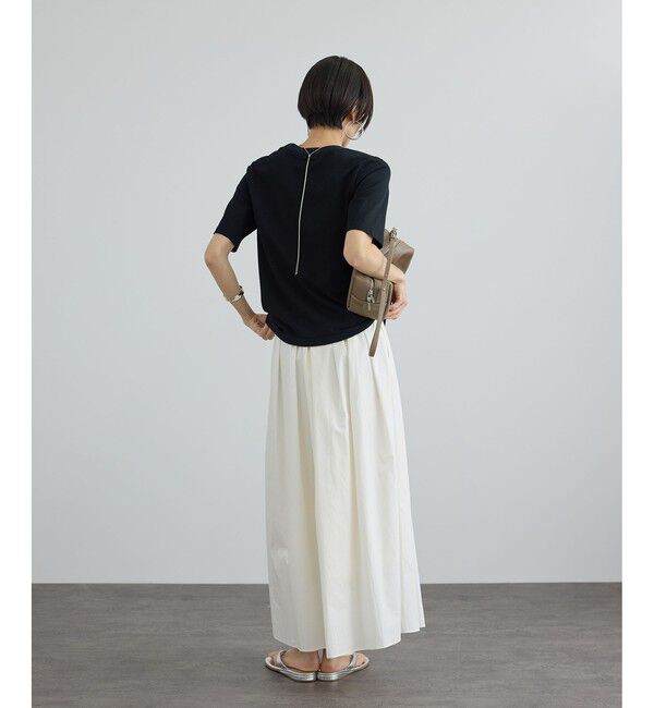 SALON adam et rope'「テープ刺繍コンパクトTシャツ」|Tシャツ・カットソー|